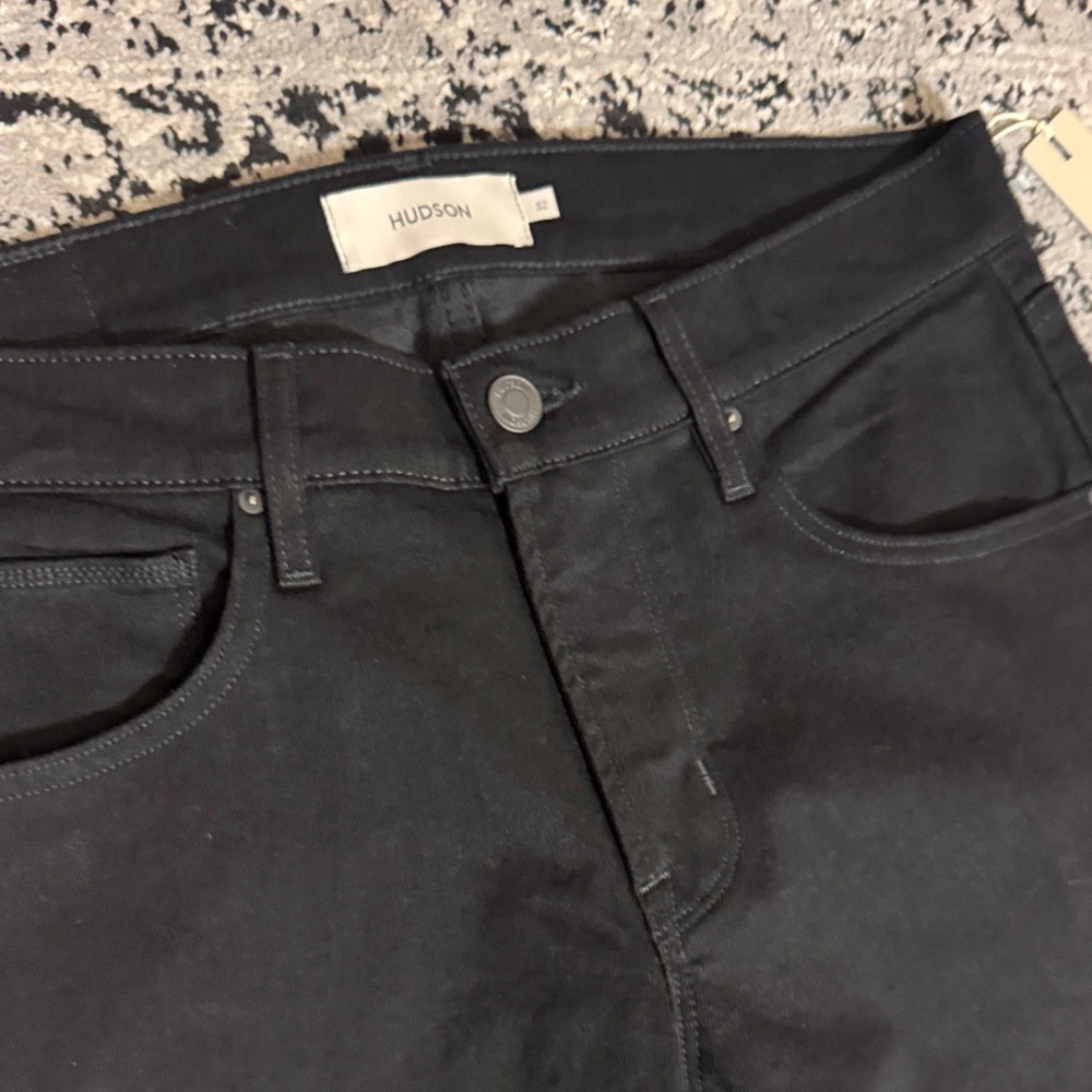 Hudson Jeans Men's Slim Straight Black - Picture 3 of 13
